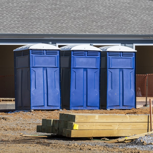 how do i determine the correct number of portable toilets necessary for my event in Hustonville